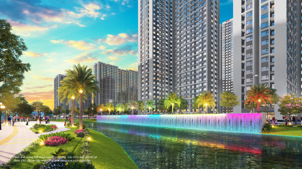 The Rainbow Vinhomes Grand Park lấy cảm hứng từ hình ảnh cầu vồng