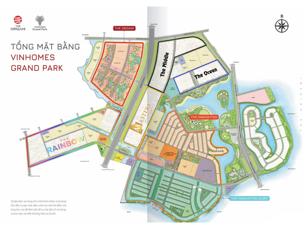 The Rainbow Vinhomes Grand Park nằm ở cửa ngõ phía Đông của đại đô thị