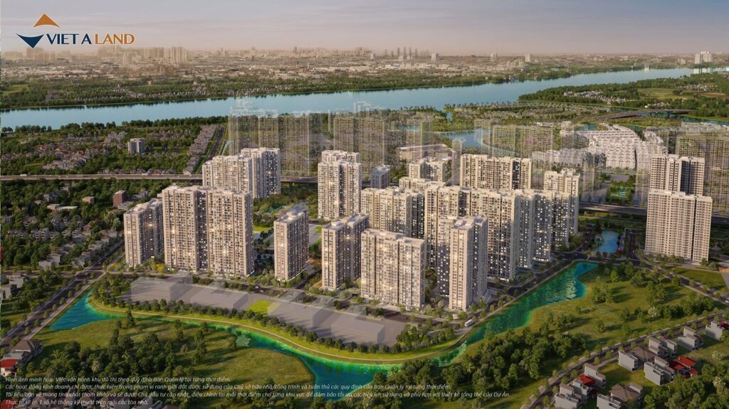 View rạch nước dự án Vinhomes Grand Park