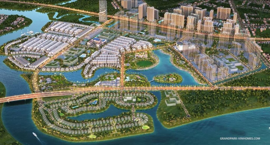 Phối cảnh tổng thể phân khu The Manhattan Glory