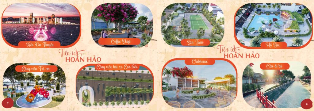 Tiện ích dự án khu biệt thự nhật bản vịnh an hoà